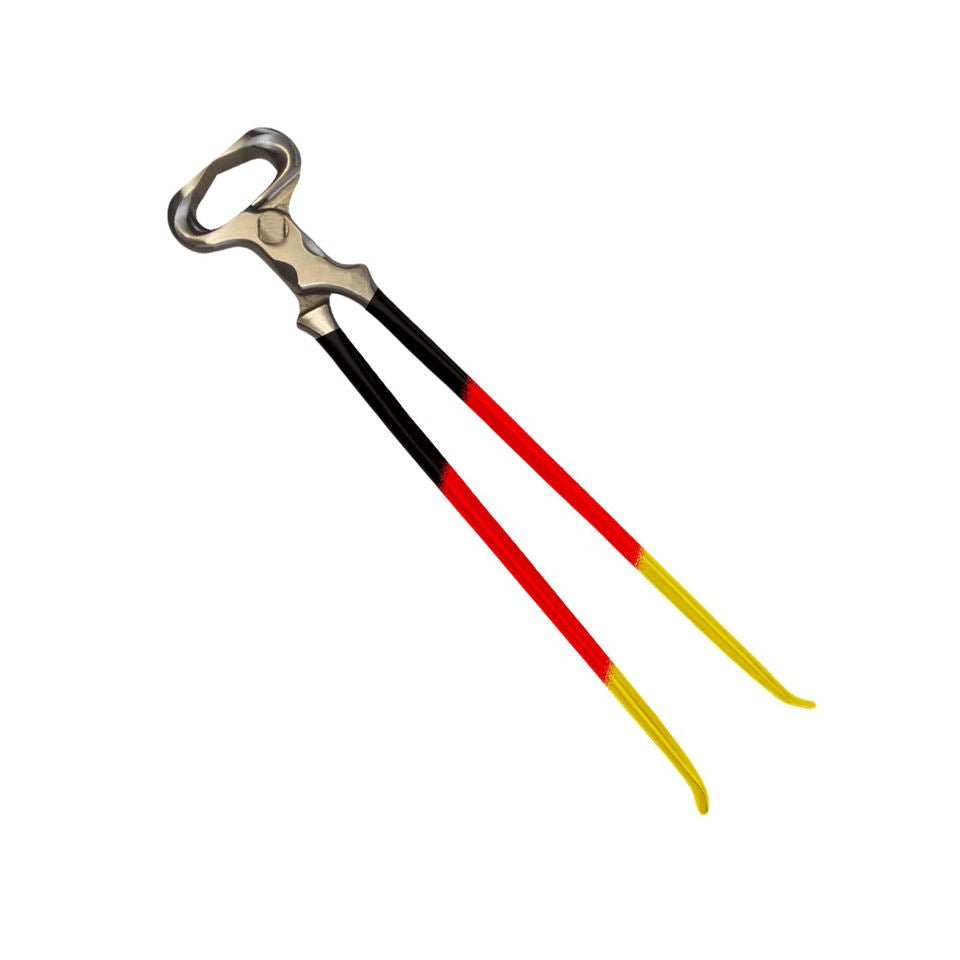 Professional Farrier Hoof Nipper | Heavy - Duty Hoof Trimming Tool with Multicolor Grip - PK HARD